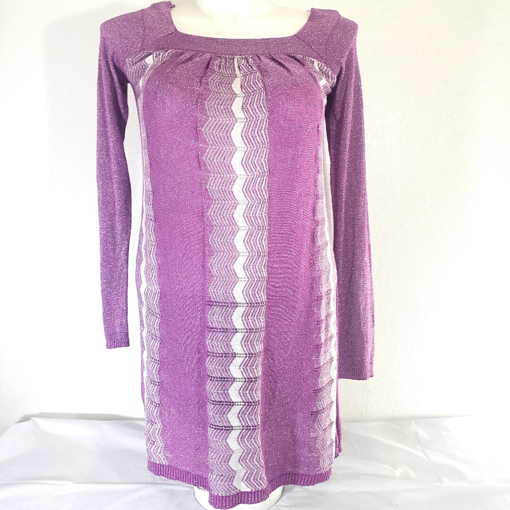 Rampage Tunic Dress Dusty Rose L
